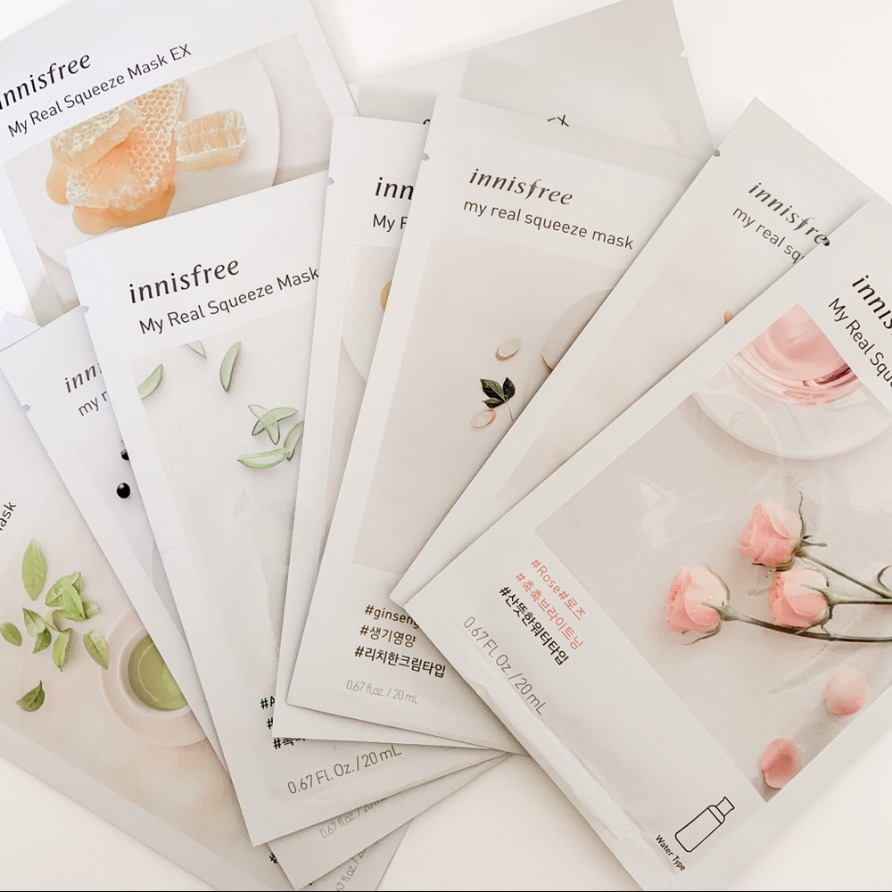 Kbeauty Innisfree Real Nature Squeeze Sheet Mask-9